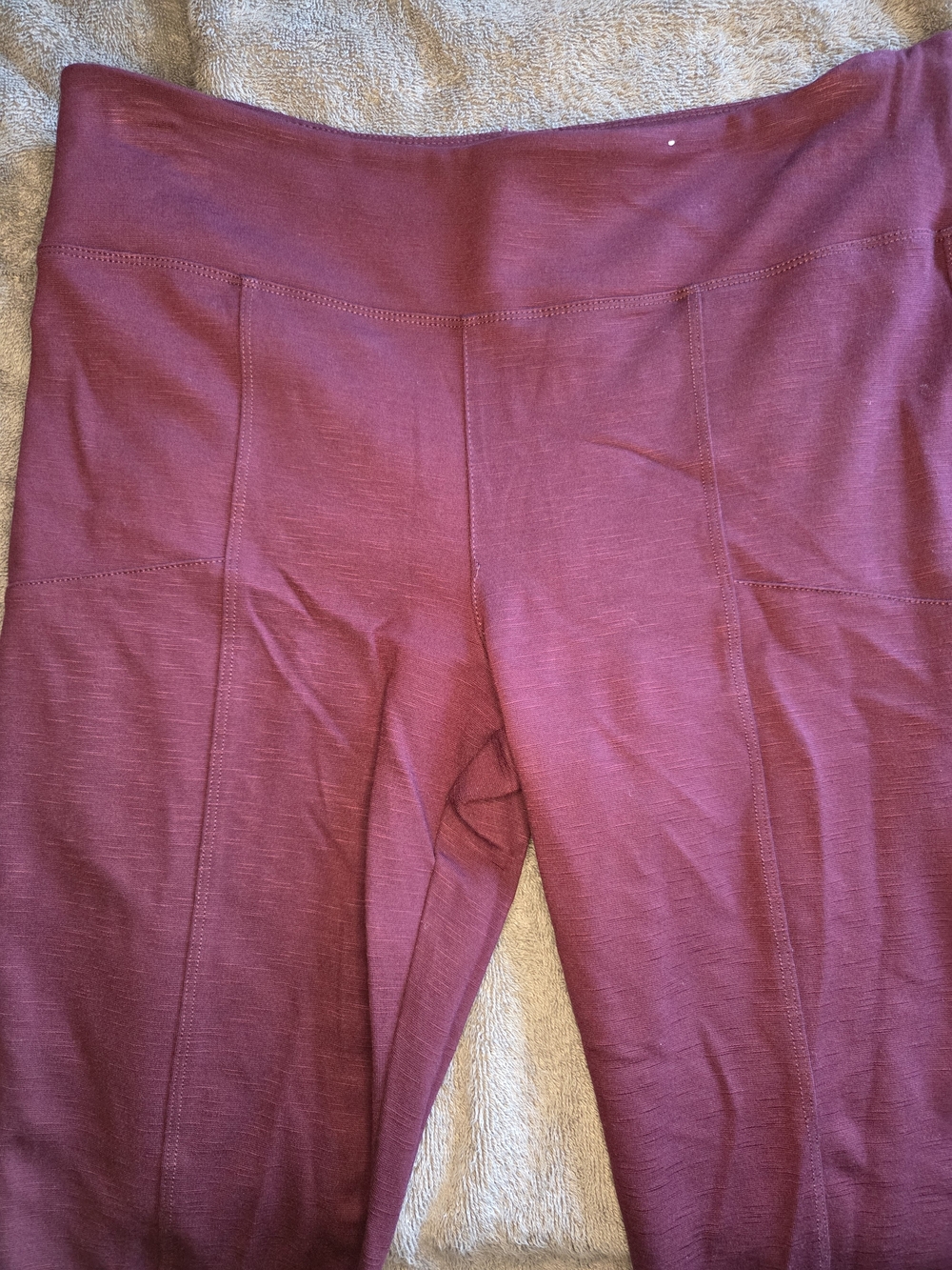 Mudd High-Waist Burgundy Leggings